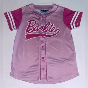 Barbie Pink and White Kids Jersey